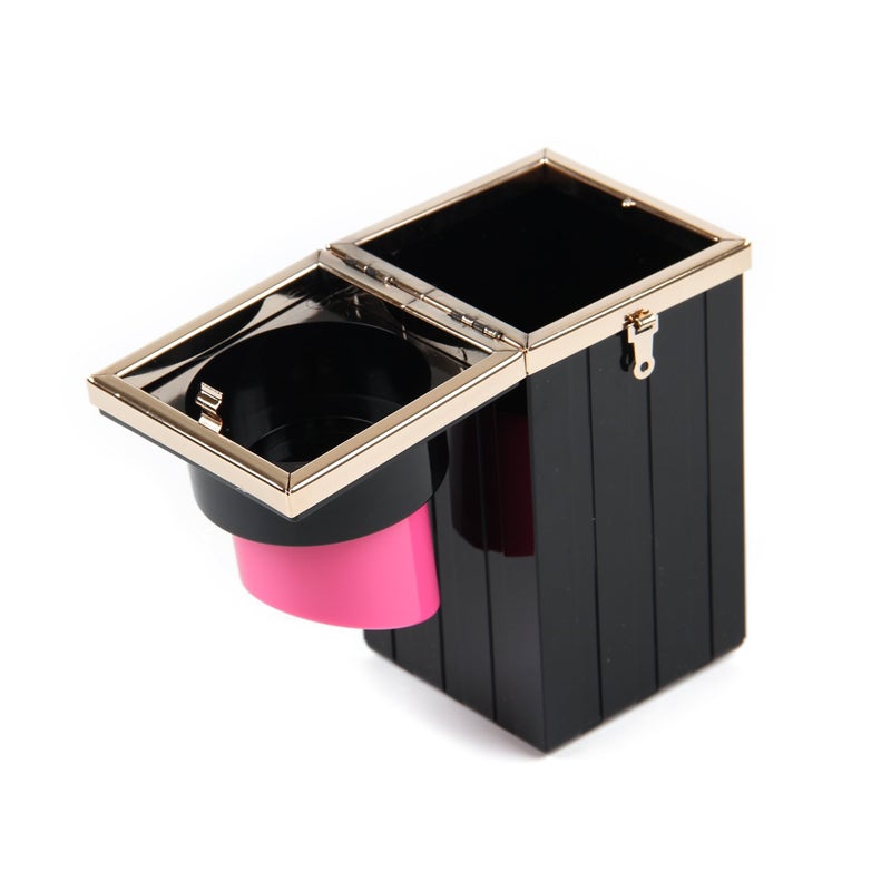 SUKUTU Acrylic Lipstick Purse Box Clutch Lips Party Purse - Women's Evening Bag for Teen Girls - Image 2